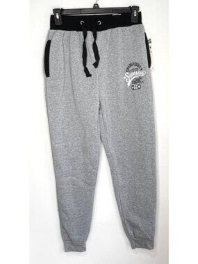 Swiss Cross Joggers Gray Black Sweatpants Size Large NWT